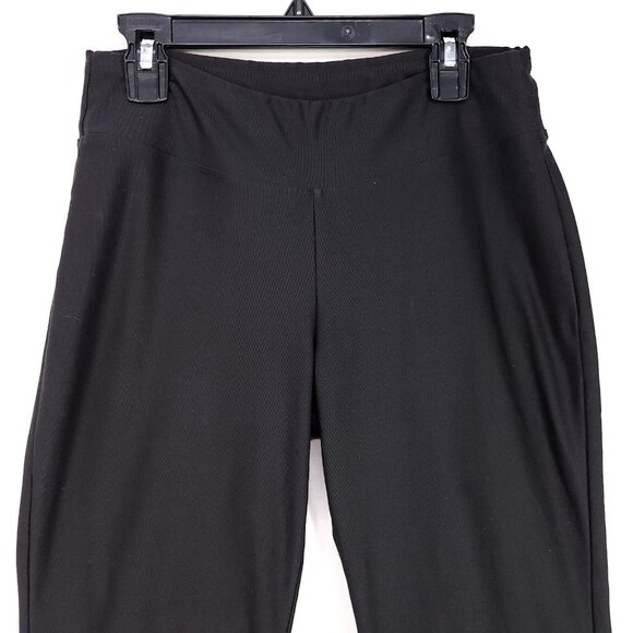 Nike Wide Leg Capri Sweatpants Womens XS Black Sportswear Legging Logo - Picture 3 of 10